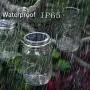 XVZ Solar Mason Jar Lid Lights 2 Pack 20 LED Light String Fairy Light,IP65 Waterproof Light for Garden Deck Patio Party Wedding Christmas Decorative Lighting (Multicolor)