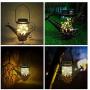 Solar Lantern Outdoor, Hanging Watering Can Mason Jar Solar Powered Lamp with 20 LEDs Lights, IP65 Waterproof, Fair y Lights for Garden, Yard, Pathway, Lawn, Christmas Decoration Warm White