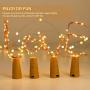 Wine Bottle Lights, 16Packs of LED Copper Wire Light Battery Operated Colourful Fairy String Light for DIY Bottles, Weddings, Christmas, Halloween 20 LEDs Decorative Cork Lights(78Inches Wire)
