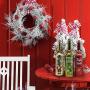 MJ PREMIER Christmas Decoration, Christmas Decor Wine Bottle Lights, Battery Operated LED Glass with Timer, Decorative for Tabletop Display Centerpiece Holiday Party Home (3C)