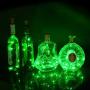 LRCXL Set of 10 Wine Bottle Cork Lights - 18inch/ 47cm 10 LED Silver Wire Lights String Starry LED Lights for Bottle DIY, Halloween Party, Christmas, Wedding Decoration (Green)