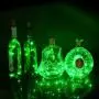 LRCXL Set of 10 Wine Bottle Cork Lights - 18inch/ 47cm 10 LED Silver Wire Lights String Starry LED Lights for Bottle DIY, Halloween Party, Christmas, Wedding Decoration (Green) LRCXL Set of 10 Wine Bottle Cork Lights - 18inch/ 47cm 10 LED Silver Wire Lights String Starry LED Lights for Bottle DIY, Halloween Party, Christmas, Wedding Decoration (Green)