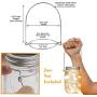 Brass Tacks Mason Jar Fairy Lights Lids (White, 6)
