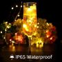 Olafus Wine Bottle Lights, 24 Pack 20 LEDs Cork Lights for Wine Bottles, Mini Fairy Lights Battery Operated Copper Wire Micro Starry String Lights for Jars DIY Crafts Wedding Bar Decor Warm White