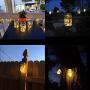 Mason Jar Solar Lantern Lights, 8 Pack 30 LED Bulbs Fairy Star Firefly Solar Lids Jar Lights,8 Hangers Included(No Jars),for Patio Garden Mason Jar Lanterns Table Wedding Decorations Lights