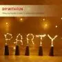Betus 10 Pack Wine Bottles Cork String Lights - Battery Powered - Decorations for Garden, Wedding, Christmas & Party - Warm Light – 10 LEDs/3 Ft (Packs of 10) Betus 10 Pack Wine Bottles Cork String Lights - Battery Powered - Decorations for Garden, Wedding, Christmas & Party - Warm Light – 10 LEDs/3 Ft (Packs of 10)