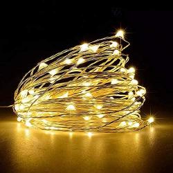 Battery Powered Fairy String Lights 8 Pack 10 ft 30 LED Starry Lights for DIY Mason Jar Wine Bottle Glasses Lighting for Home Bedroom Patio Wedding Christmas Table Decoration (Warm White)