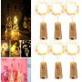 Wine Bottle Lights, LED Cork Fairy Lights Set of 6, Jar String Light for Bedroom Patio Wedding Party Christmas etc
