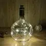 LOFTPLUS Bottle Lights Golden Metal Warm White Lights 1AA Battery-Operated with Daily Timer 6hours Blinking & All The Time On Modes