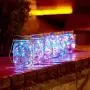 XVZ Solar Mason Jar Lid Lights 2 Pack 20 LED Light String Fairy Light,IP65 Waterproof Light for Garden Deck Patio Party Wedding Christmas Decorative Lighting (Multicolor)