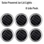POPPAP Solar Jar Lid Lights for Mason Jars Decor Indoor Outdoor Mood Light Firefly Lights Solar Mason Jar Lids Lights/6Lids 20LED 78.74inch Length Red Lighting