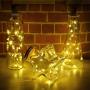 Zulux 6pcs Bottle Lights – 39 inch 20 LED Lights for Bottles, Wine Glass Light for Bottle DIY, Party, Decor, Christmas, Halloween, Wedding (Warm White)