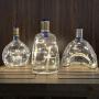 LOFTPLUS Bottle Lights Blue Metal Warm White Lights 1AA Operated with Daily Timer 6hours Blinking & All The Time On Modes