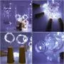 Bottle Lights 12 Pack 20 LEDs Cork Lights for Wine Bottles Battery (Included) Powered Fairy Mini String Lights for DIY Jar Lighting Indoor Bedroom Party Wedding Christmas Halloween Decor (Cool White) Bottle Lights 12 Pack 20 LEDs Cork Lights for Wine Bottles Battery (Included) Powered Fairy Mini String Lights for DIY Jar Lighting Indoor Bedroom Party Wedding Christmas Halloween Decor (Cool White)