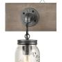 Farmhouse 3 Light Mason Jar Bathroom Vanity Lighting Wood & Glass Wall Lights Farmhouse 3 Light Mason Jar Bathroom Vanity Lighting Wood & Glass Wall Lights