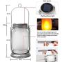 YUEFA Solar Lanterns Outdoor Waterproof, Mason jar Hanging Solar Garden Lights lantrens,for DIY Garden Patio Holiday and Outdoor Large Lawn Decoration