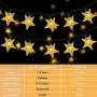 OxyLED 6 Pack Mason Jar Solar Lights + Solar String Lights Outdoor