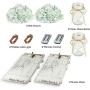 Rustic Mason Jar Sconces, Handmade Silk Flower Arrangement, EuroBird Farmhouse Wall Decorative Mason Jars with 5M LED Strip Lights for Living Room,&nb