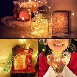 Wine Bottle Lights with Cork, Ymenow 6pcs LED String Lights 6.56Ft Battery Operated Fairy Light with 20 LEDs for Home Bedroom Party Decoration – Warm White