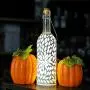 Holitown Wine Bottle Lights, White Leaf Mosaic Wine Bottle Lantern, Battery Powered, Decortive Bottle for Summer Beach Theme Party, Home, Wedding, Bars(1 Pack) (White Leaf) Holitown Wine Bottle Lights, White Leaf Mosaic Wine Bottle Lantern, Battery Powered, Decortive Bottle for Summer Beach Theme Party, Home, Wedding, Bars(1 Pack) (White Leaf)