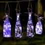 ZYLiWoo Starry Love Solar Bottle Lights,12 Pack Solar Wine Bottle Lights String, Outdoor Waterproof Cork Lights for Wedding Holiday Garden Patio Pathway Outdoor Wine Bottle Decorative