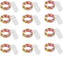 6 Pack 30 LEDs Solar Mason Jar Lids Lights + 12 Pack Fairy Lights Battery Operated 30 Micro LEDs 6 Pack 30 LEDs Solar Mason Jar Lids Lights + 12 Pack Fairy Lights Battery Operated 30 Micro LEDs