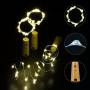 Zulux 6pcs Bottle Lights – 39 inch 20 LED Lights for Bottles, Wine Glass Light for Bottle DIY, Party, Decor, Christmas, Halloween, Wedding (Warm White)