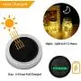 OxyLED 6 Pack Mason Jar Solar Lights + Solar String Lights Outdoor