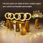 HONERENY 20 Pack 6.6ft 20 LED Wine Bottle Lights, Cork Lights with 30 Free Battery Operated Fairy Mini String Lights for Liquor Bottles Crafts Party Bar Christmas Festival Decoration, Warm White