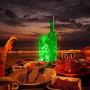 LRCXL Set of 10 Wine Bottle Cork Lights - 18inch/ 47cm 10 LED Silver Wire Lights String Starry LED Lights for Bottle DIY, Halloween Party, Christmas, Wedding Decoration (Green)