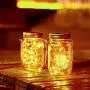 Starry Love Solar Mason Jar Lid Light Outdoor Waterproof,Warm White 2Pack,30 LED String Fairy Star Firefly Jar Lid Lights,Including 2 Hangers (Excluding Jars),for Terrace Garden Decoration Starry Love Solar Mason Jar Lid Light Outdoor Waterproof,Warm White 2Pack,30 LED String Fairy Star Firefly Jar Lid Lights,Including 2 Hangers (Excluding Jars),for Terrace Garden Decoration