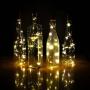 Wine Bottle Cork Lights, iMazer AAA Battery Operated Micro Artificial Copper Wire Starry Fairy String Lights for Christmas, Party, Wedding, Wine Bottle Decorations 6Pack (Battery Powered Warm White)