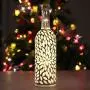 Holitown Wine Bottle Lights, White Leaf Mosaic Wine Bottle Lantern, Battery Powered, Decortive Bottle for Summer Beach Theme Party, Home, Wedding, Bars(1 Pack) (White Leaf) Holitown Wine Bottle Lights, White Leaf Mosaic Wine Bottle Lantern, Battery Powered, Decortive Bottle for Summer Beach Theme Party, Home, Wedding, Bars(1 Pack) (White Leaf)