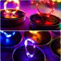 StarryMine Upgraded Solar Mason Jar Lights, 8 Pack 10 LED Waterproof Fairy Firefly Jar Lids String Lights with Hangers(Jars not Included), Patio Yard Garden Wedding Easter Decoration - 8 Colors