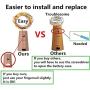 LiyuanQ 10 Pack 20 LED Wine Bottle Cork Lights Copper Wire String Lights, 2M/7.2FT Battery Operated Wine Bottle Fairy Lights Bottle DIY, Christmas, Wedding Party Décor Multicolor (Bottle not Included)