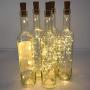 Tibodew 28 Pack 20 LED Wine Bottle Lights with Cork, 3.3ft Warm White Cork Lights Battery Operated Fairy Mini String Lights for Liquor Bottles Crafts Party Wedding Halloween Christmas Decoration