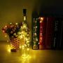 Zulux 6pcs Bottle Lights – 39 inch 20 LED Lights for Bottles, Wine Glass Light for Bottle DIY, Party, Decor, Christmas, Halloween, Wedding (Warm White)