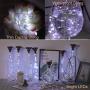 KZOBYD 8 Pack Solar Powered Wine Bottle Lights 20 LED Waterproof Bottle Lights Fairy Cork String Craft Lights for Wine Bottles Garden Patio Outdoor Tabletop Decor (White)