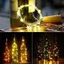 Adecorty Wine Bottle Lights with Cork - Silver Wire Cork Lights for Bottle 12 Pack 6.5ft 20 LED Bottle Lights Battery Powered Christmas String Lights for Party Halloween Wedding Christmas (Warm White) Adecorty Wine Bottle Lights with Cork - Silver Wire Cork Lights for Bottle 12 Pack 6.5ft 20 LED Bottle Lights Battery Powered Christmas String Lights for Party Halloween Wedding Christmas (Warm White)