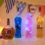 Wine Bottle Lights with Cork 20 Pack Cork Lights LED Mini Fairy String Lights DIY 20 LEDs/Per Light Battery Operated for Home Party Wedding Festival Indoor Outdoor Decoration(Warm White)