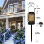 Mason Jar Solar Lanterns Outdoor Waterproof 2 Pack ,30 Led String Hanging Solar Lights Decorative Solar Lights for Home Garden Patio Party Wedding