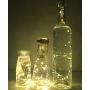 NeoJoy Rechargeable Wine Bottle Lights, LED Cork Lights USB Fairy String Lights Parties Decoration, Warm White