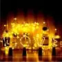 Aipatal Wine Bottle Lights with Cork, 12 Pack 20 LED Fairy Lights on Silver Wire Wine Bottle Cork Lights, LR44 Battery Operated Lights, Wine Bottle Decoration for Wedding Party Bar Decor (Yellow)