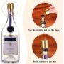 8 Sets Wine Bottle Torch Kit DIY Homemade Torch, Include Brass Torch Wick Holders with Washer, Fiberglass Replacement Torch Wicks and Copper Lamp Cover for DIY (Coated (Soft), 13.78 Inch Long)