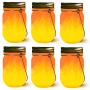 Solar Flame Torch Lanterns Lights,6-Pack Flickering Flame Solar Powered Glass Mason Jar Outdoor Hanging Lamps Lighting,Waterproof Umbrella LED Flame Dancing Lights for Garden Patio Pathway Deck Yard