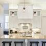 WTYUIO Mason Jar Light, 1 Light Kitchen Island Pendant Light Farmhouse Chandelier Flush Mount Ceiling Light for Kitchen Living Room Barn Dining Room WTYUIO Mason Jar Light, 1 Light Kitchen Island Pendant Light Farmhouse Chandelier Flush Mount Ceiling Light for Kitchen Living Room Barn Dining Room