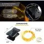 8 Modes Solar Umbrella Lights + 8 Pack 20 LEDs Solar Wine Bottle Lights with Cork