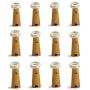 Dreamworth Set of 12 Wine Bottle Cork Lights - 39inch/1m 20 LED Silver Wire Lights String Starry LED Lights for Bottle DIY, Party, Decor, Christmas, Halloween, Wedding or Mood Lights(Warm White)