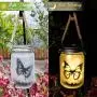 Alritz Solar Mason Jar Lid Lights - 30 LED Warm White Fairy String Lights Lid (Jars Not Included) for Patio Garden Yard Lawn Decor Fit for Regular Mouth Jars