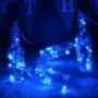 LRCXL 9 PCS Wine Bottle Cork String Lights - 18inch/ 47cm 10 LED Silver Wire Lights Starry LED Lights for Bottle DIY, Halloween Party, Christmas, Wedding Decoration (Blue)
